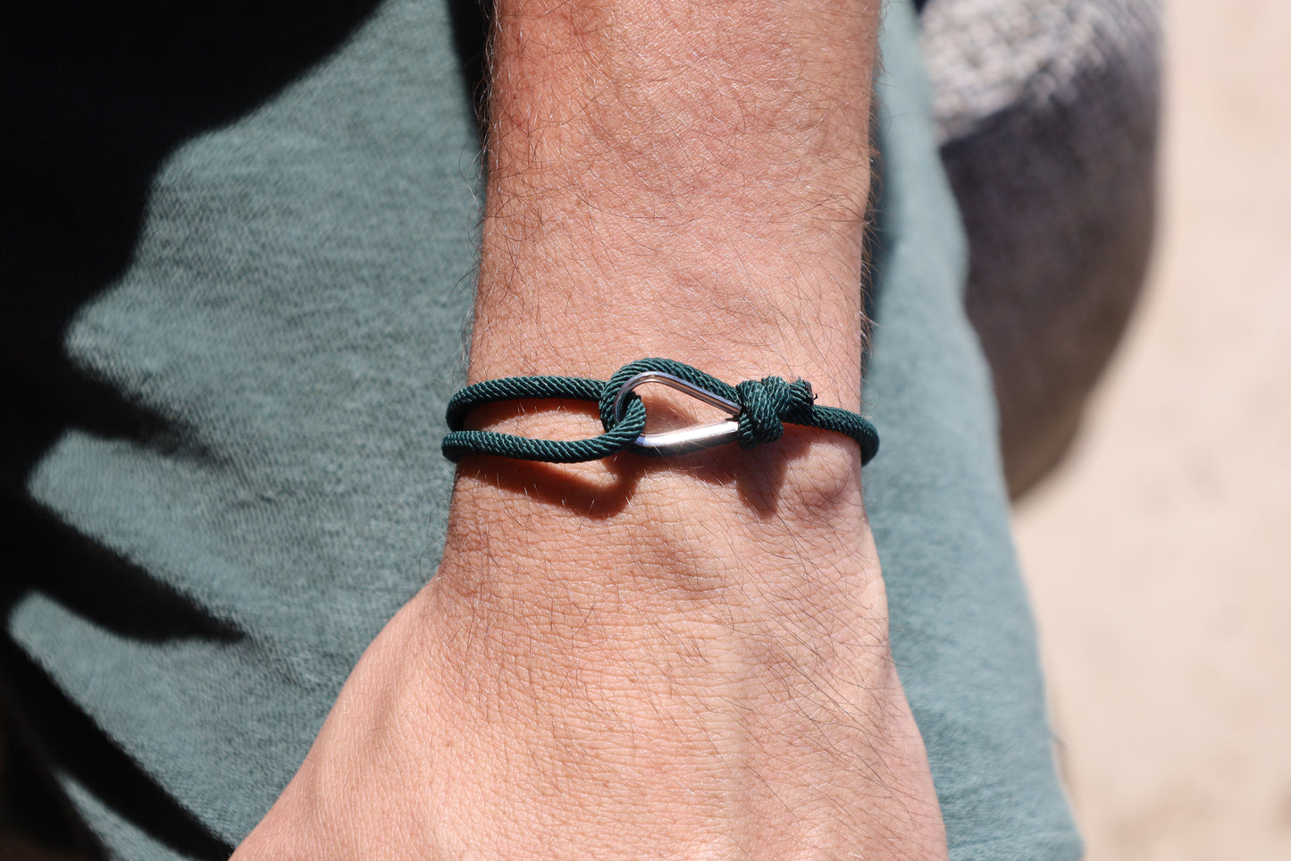 Bracelet Eléagnus vert forêt