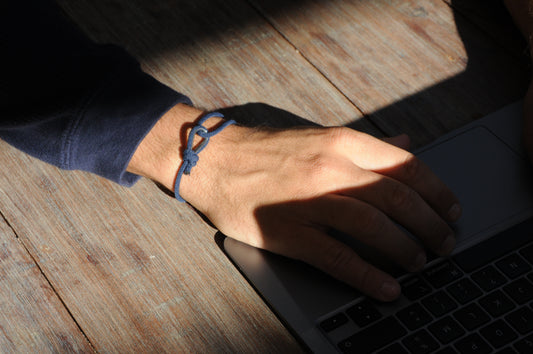 Bracelet Eléagnus bleu