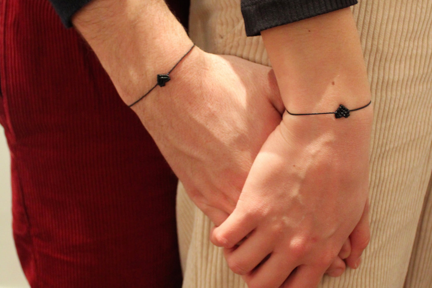 Un pour toi, un pour moi - Bracelet Tulipe 🖤