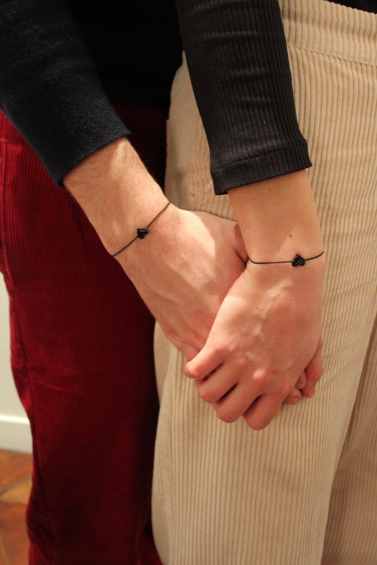 Un pour toi, un pour moi - Bracelet Tulipe 🖤