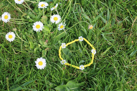 Bracelet pâquerette jaune