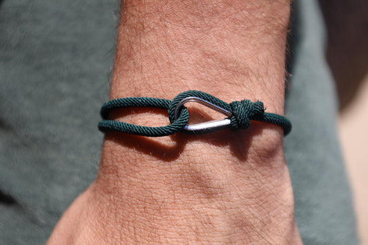 Bracelet Eléagnus vert forêt